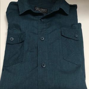 Retrofit button down shirt
